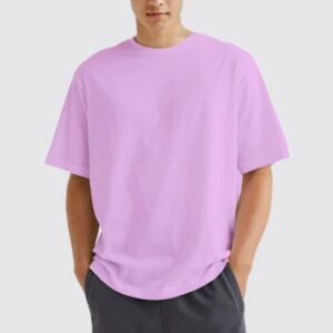 Round neck cotton French theory purple olive